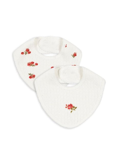 Konges Slojd Slabbetje Minnie Rose Red/ Snow White 2St - Konges Slojd - Babywinkel - 5715681027745