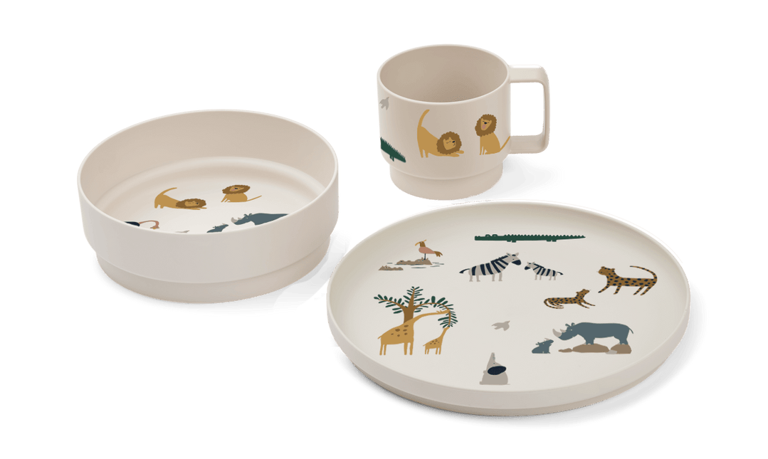 Liewood Kinderservies Set Archi All Together / Sandy - Liewood - Babywinkel - 5715493378714