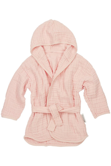 Meyco Badjas Hydrofiel Pre - Washed Uni Soft Pink - Meyco - Babywinkel - 4054703485813