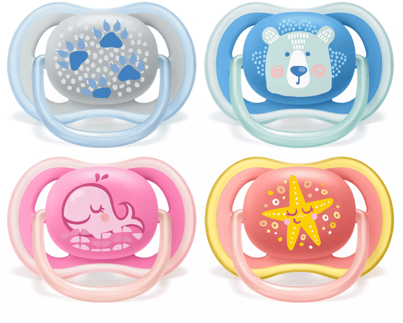 Philips Avent Fopspeen Animals Mix Sea Air +6 Mnd 2st - Philips Avent - Babywinkel - 8710103942825