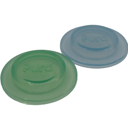 Pura Flesafsluiter Silicone Moss En Mint 2St - Pura - Babywinkel - 850038571696