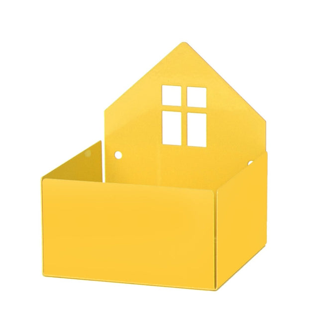 Roommate Opbergbakjes Huis Yellow - Roommate - Babywinkel - 5713137001516