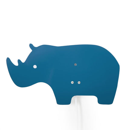 Roommate Wandlamp Babykamer Neushoorn Blue - Roommate - Babywinkel - 5713137003886