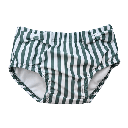 Slipstop Zwembroek Kind Green Bay Stripe Meisje - Slipstop - Babywinkel - 8683555254405