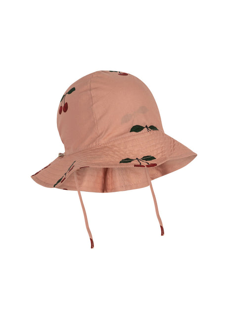 <tc>Konges Slojd</tc> Chapeau de soleil Baby Gots Ma Grande Cerise Blush