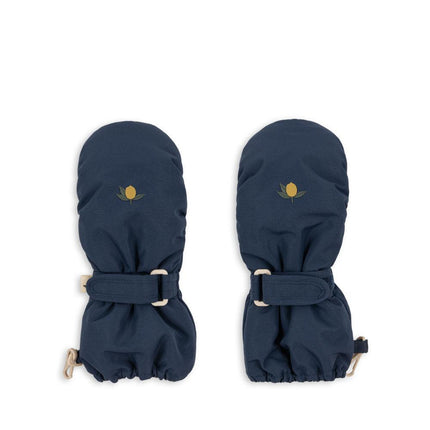 Konges Slojd Nohr Snow Mittens Solid Mood Indigo