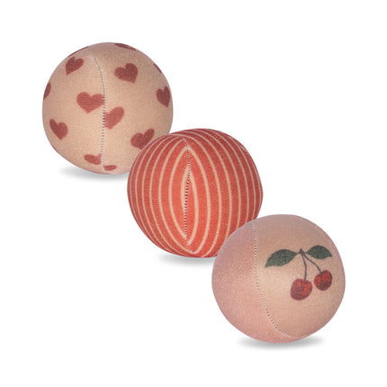 <tc>Konges Slojd</tc> Beach ball Cherry 3St